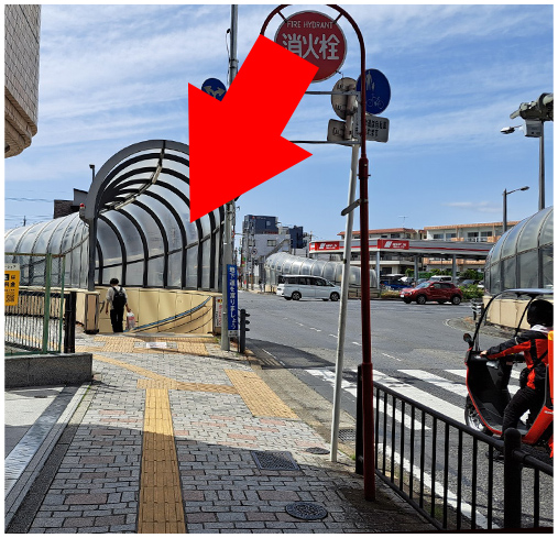 教室に向かう道中について