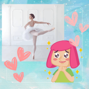 ソロでバレエを踊るバレリーナに憧れる女性
